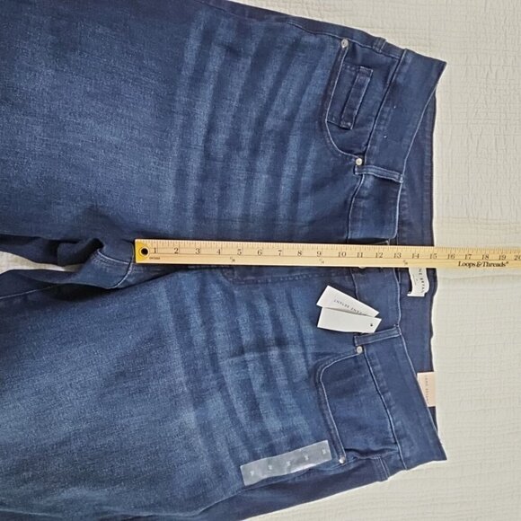 Lane Bryant Mid Rise Flare Stretch Blue Jeans Women's Plus Size 26 NWT MSRP $89 - Picture 14 of 16